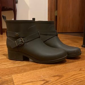 LUCKY BRAND Brown Rain Boots, Sz 9